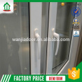 Nueva venta caliente pvc ventana abatible WJ nueva ventana de vidrio de diseño con persianas